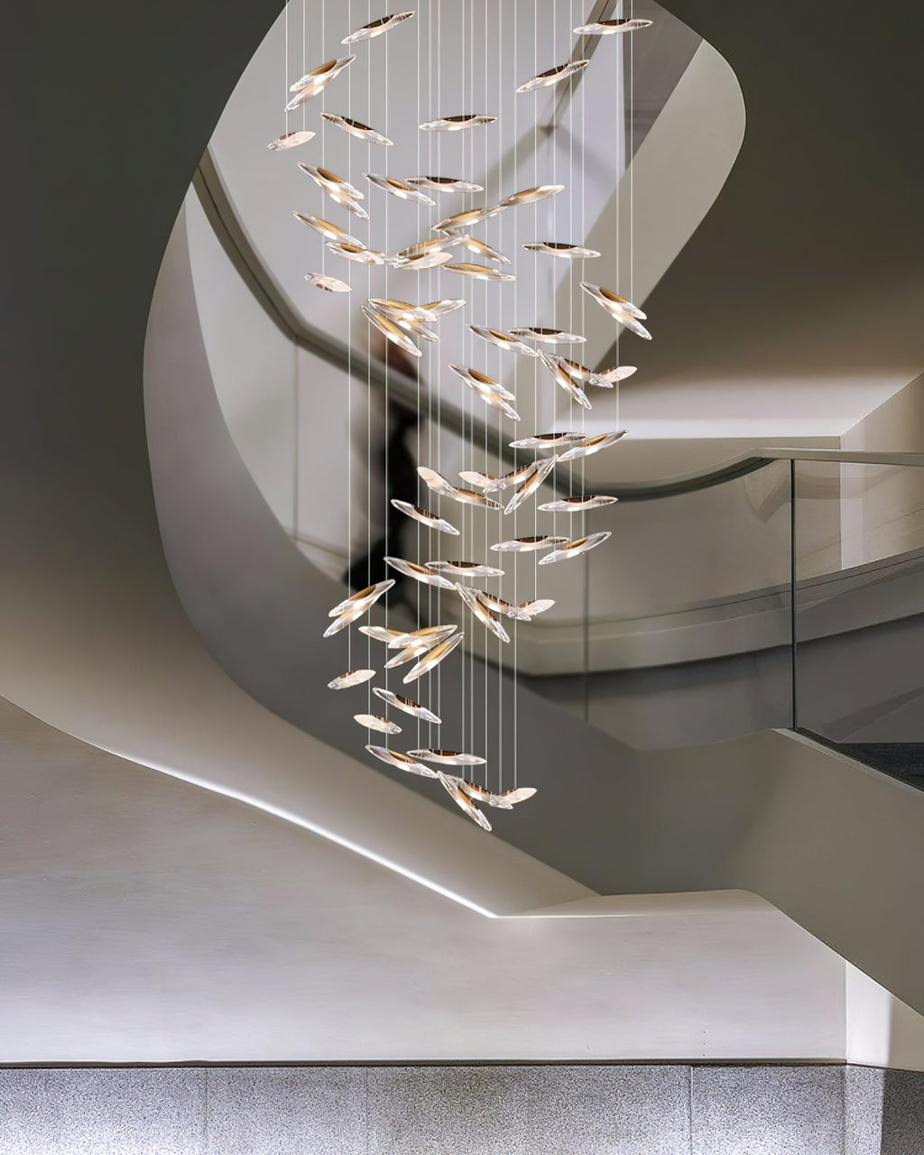 Riviko Celestial Halo Chandelier - Background Shot