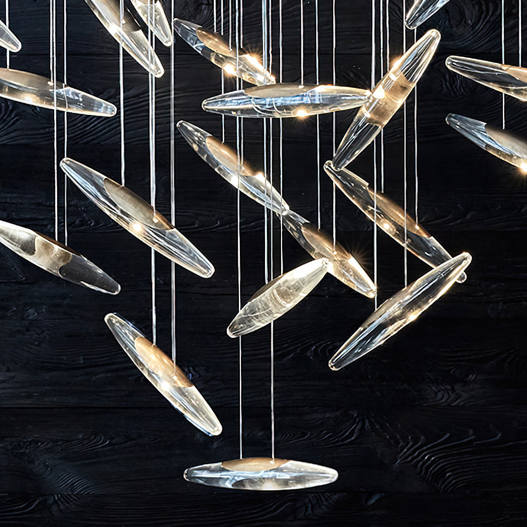 Riviko Celestial Halo Chandelier - Background Shot