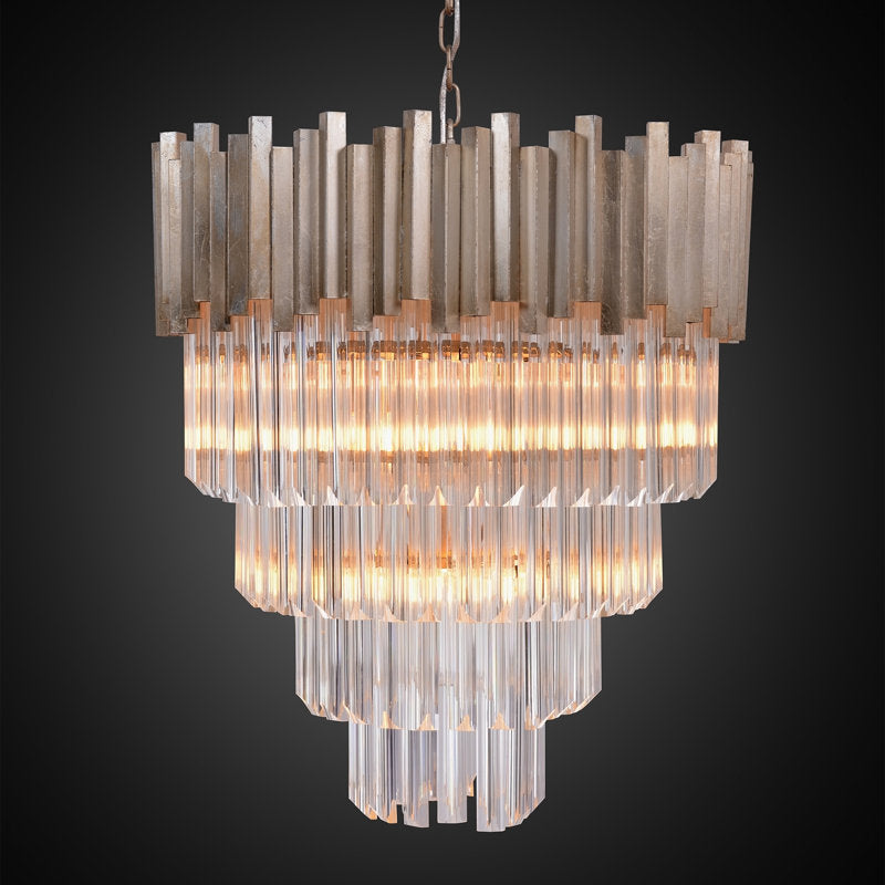 Riviko Veridian Grandeur Glass Chandelier - Background Shot