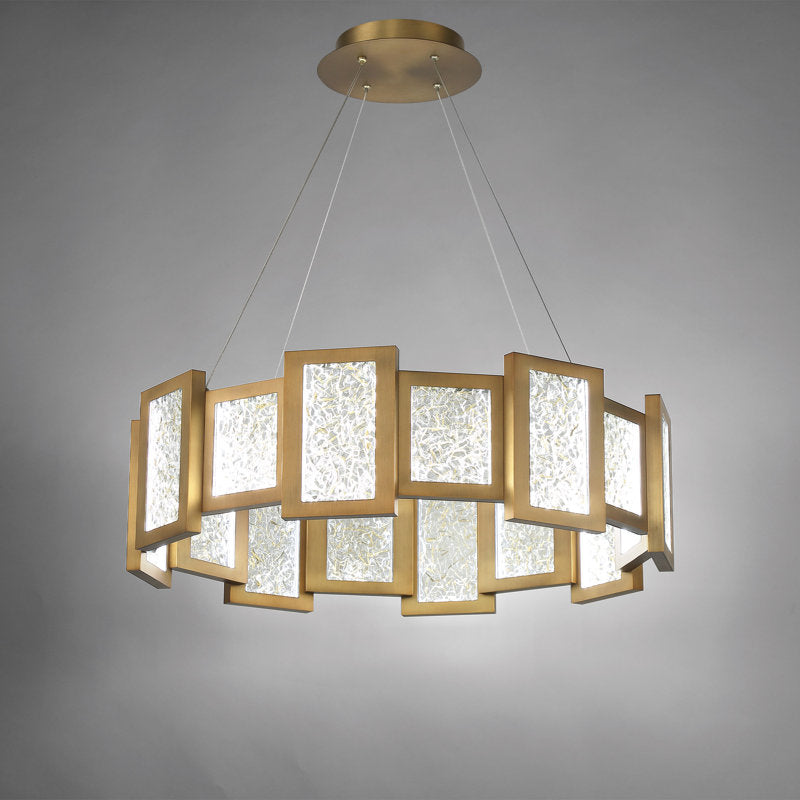 Riviko Radiant Bloom 16-Light LED Chandelier - Background Shot