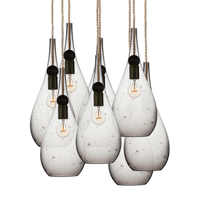 Riviko Veridian Cluster 8-Light Chandelier - Background Shot