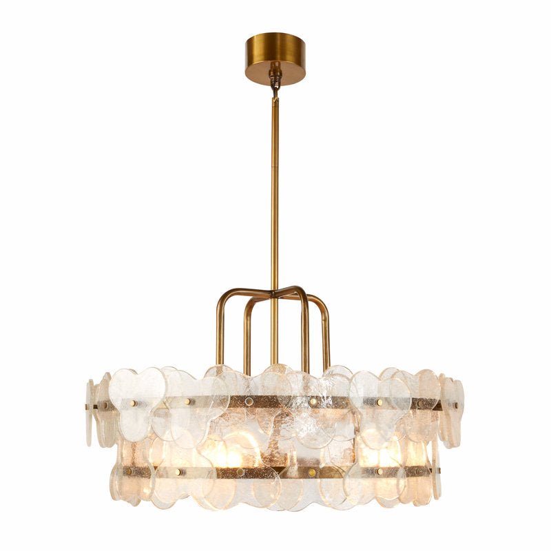 Riviko Aqueous Bloom Round Chandelier - Background Shot