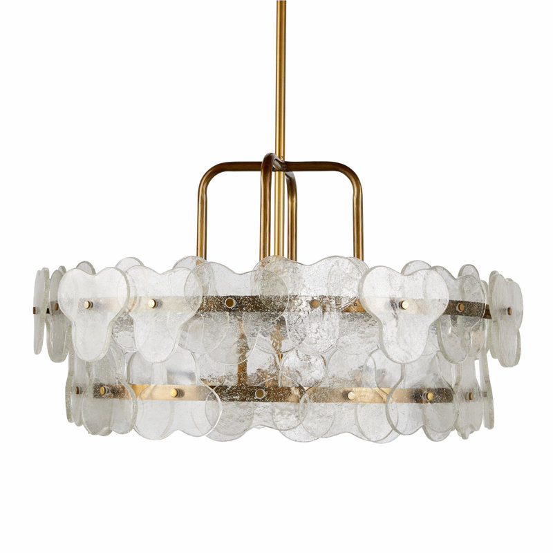 Riviko Aqueous Bloom Round Chandelier - Background Shot
