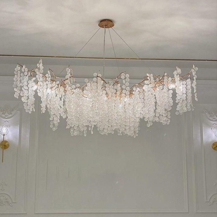 Riviko Veridian Bloom Linear Branch Chandelier - Background Shot