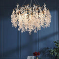 Riviko Veridian Bloom Round Branch Chandelier - formal American dining room