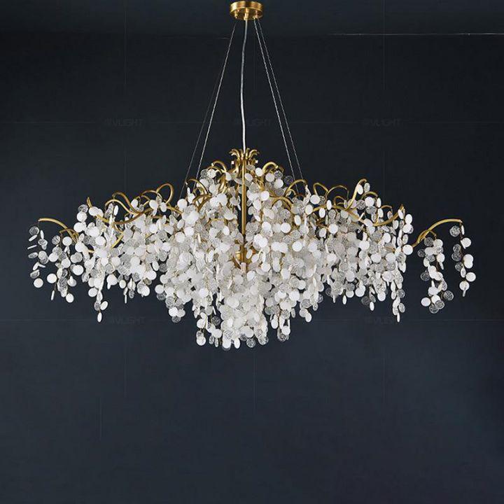 Riviko Verdant Canopy Linear Branch Chandelier - Background Shot