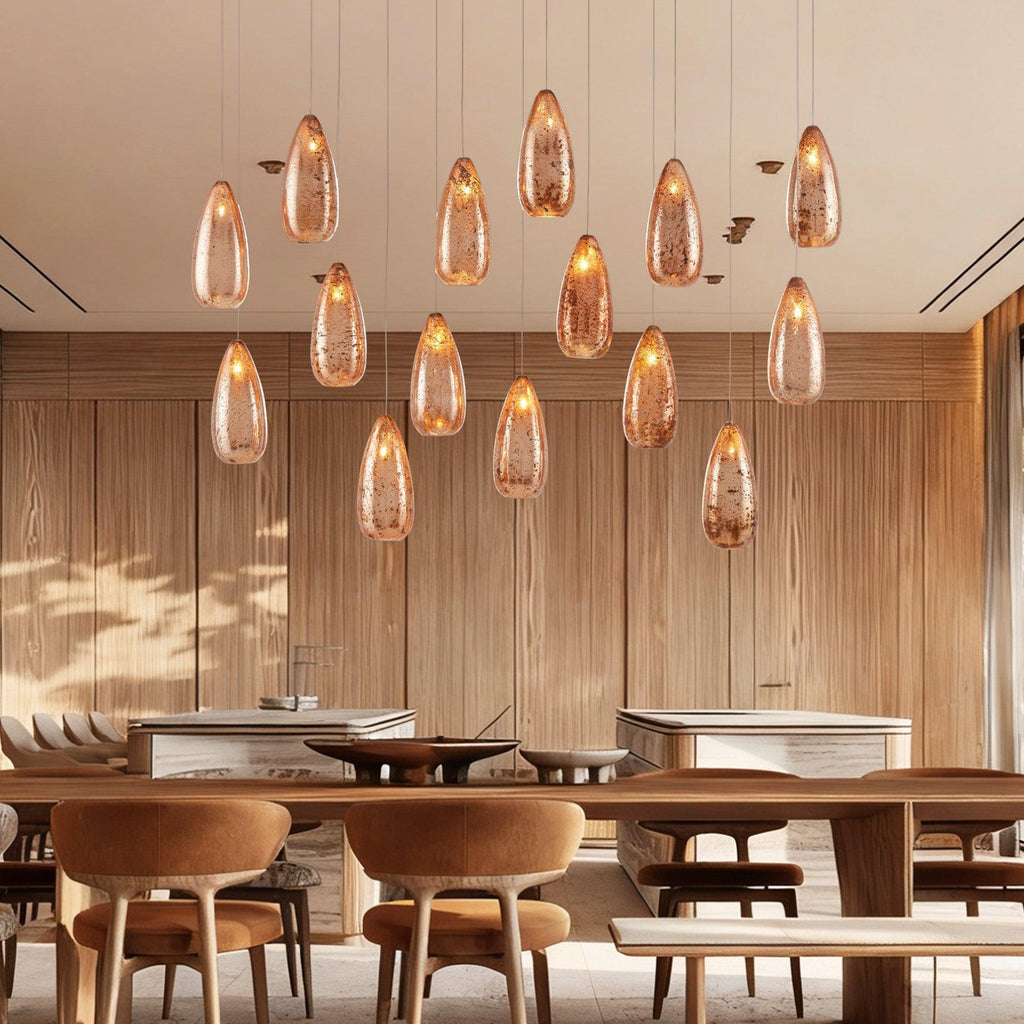 Edda Raindrop Linear Chandelier