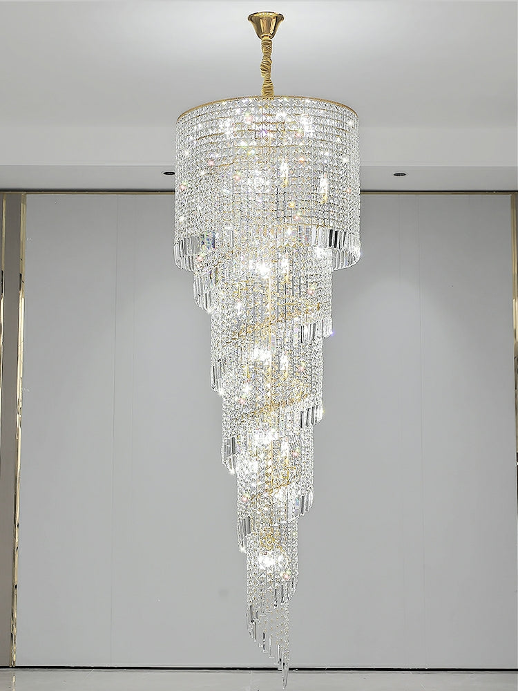 Riviko Grand Lumina K9 Crystal Chandelier - Background Shot