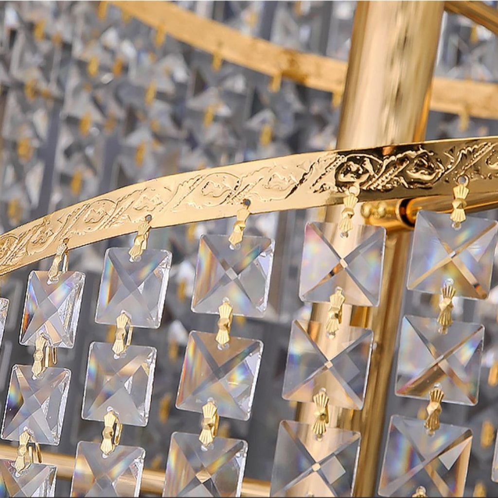 Riviko Grand Lumina K9 Crystal Chandelier - Background Shot