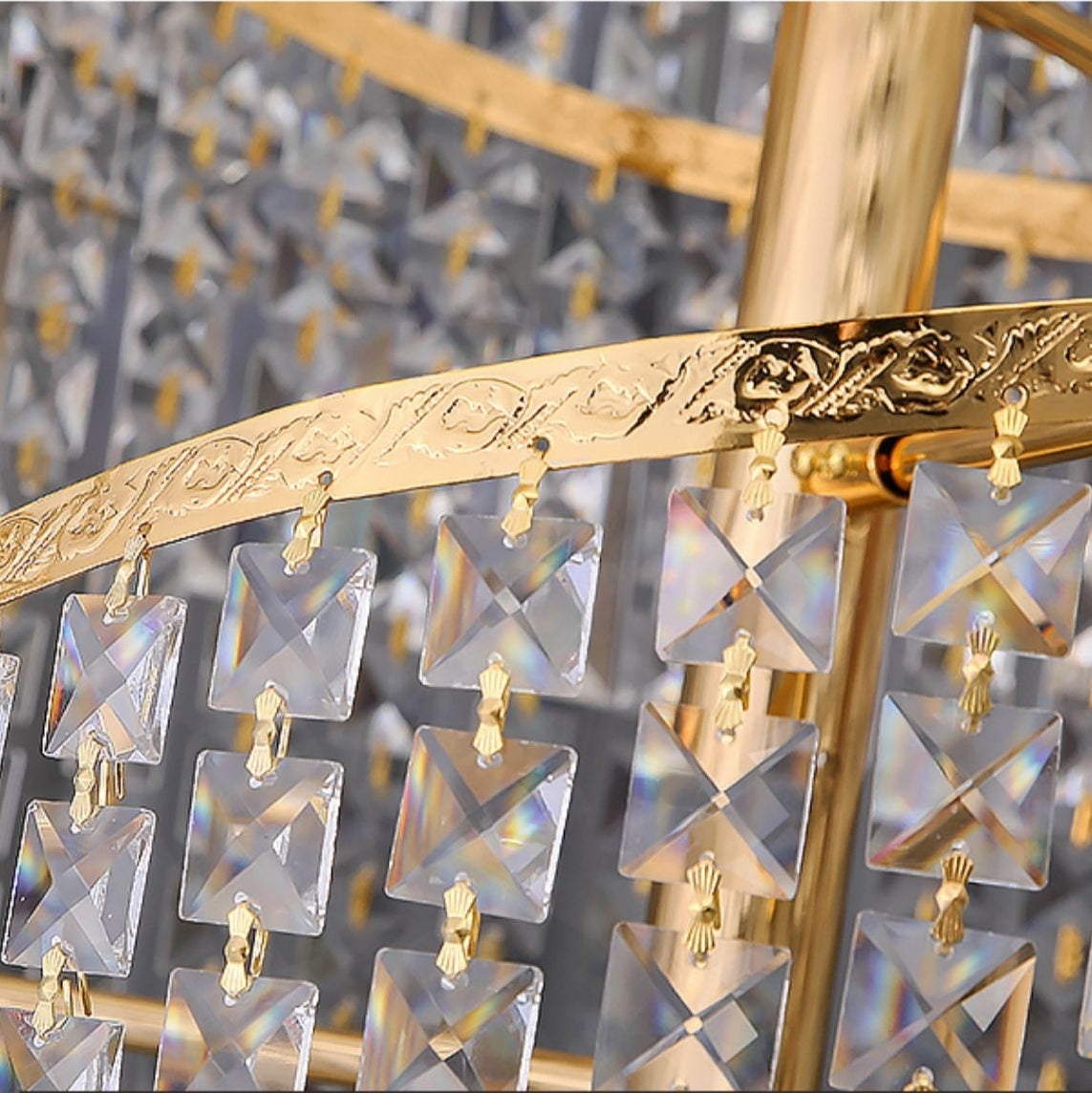 Riviko Grand Lumina K9 Crystal Chandelier - Background Shot