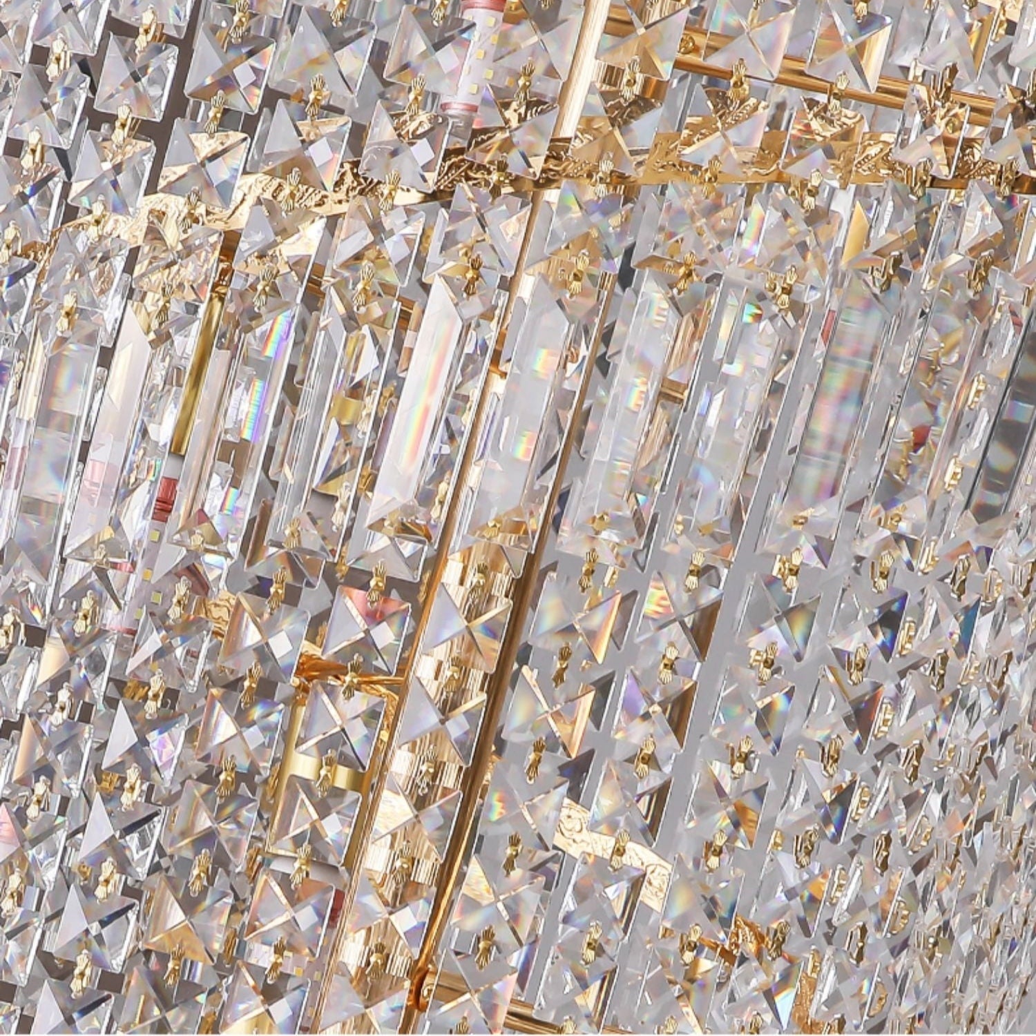 Riviko Grand Lumina K9 Crystal Chandelier - Background Shot