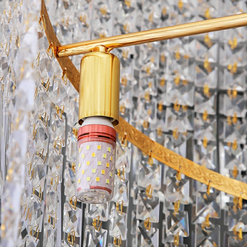Riviko Grand Lumina K9 Crystal Chandelier - Background Shot