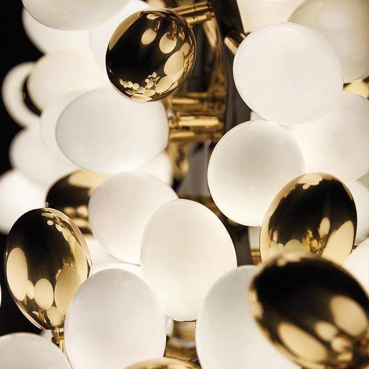 Riviko Verdant Canopy Vertical Grape Chandelier - Background Shot
