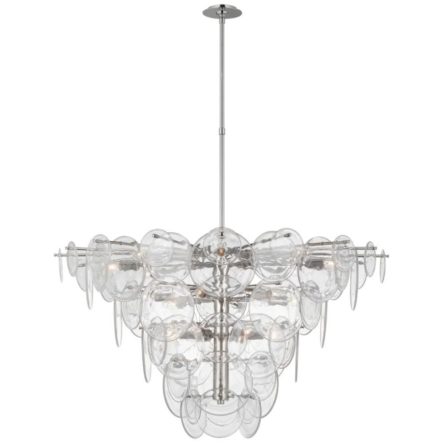 Riviko Regal Radiance Extra Large Chandelier 48"D - Background Shot