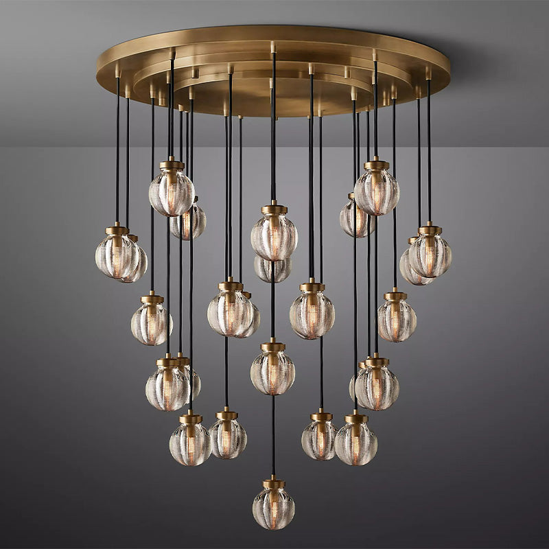 LG Alieen Pearl Ball Round Chandelier 38"