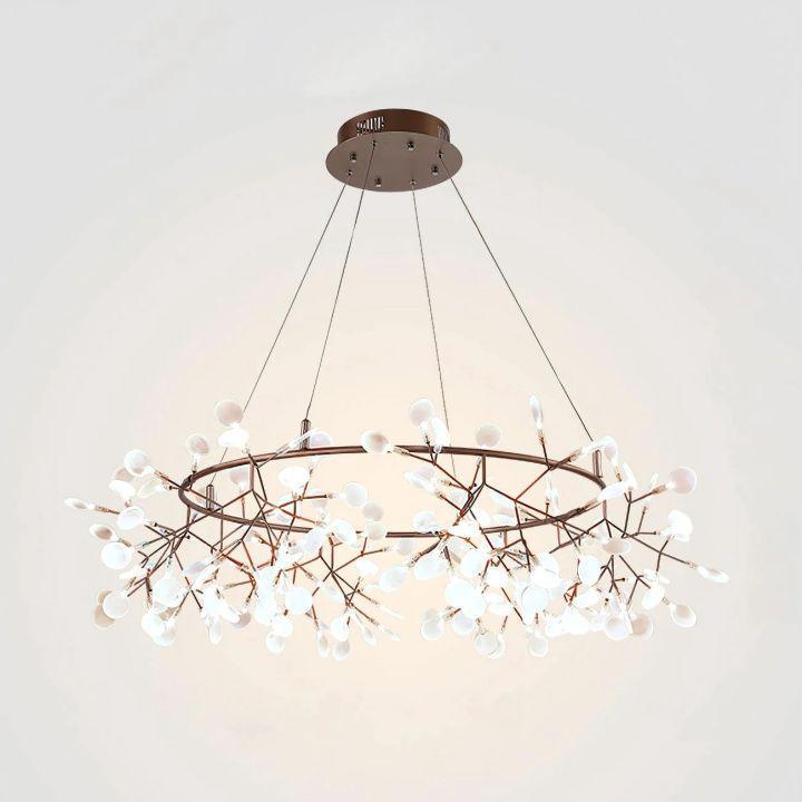 Riviko Luminous Bloom LED Chandelier - Background Shot