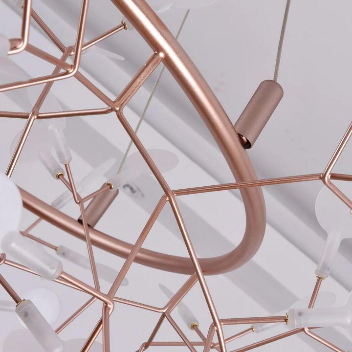 Riviko Luminous Bloom LED Chandelier - Background Shot