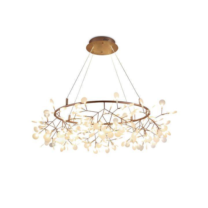 Riviko Luminous Bloom LED Chandelier - Background Shot