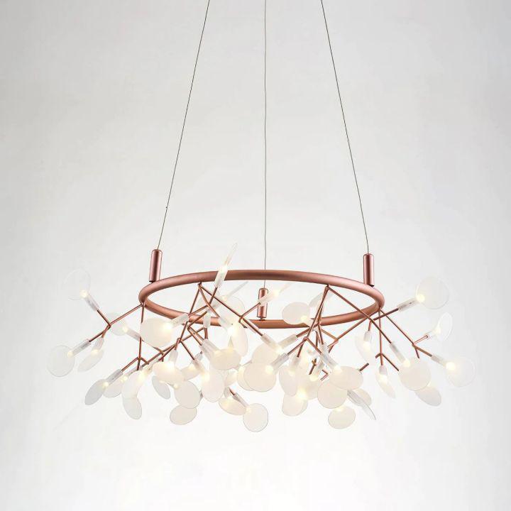 Riviko Luminous Bloom LED Chandelier - Background Shot