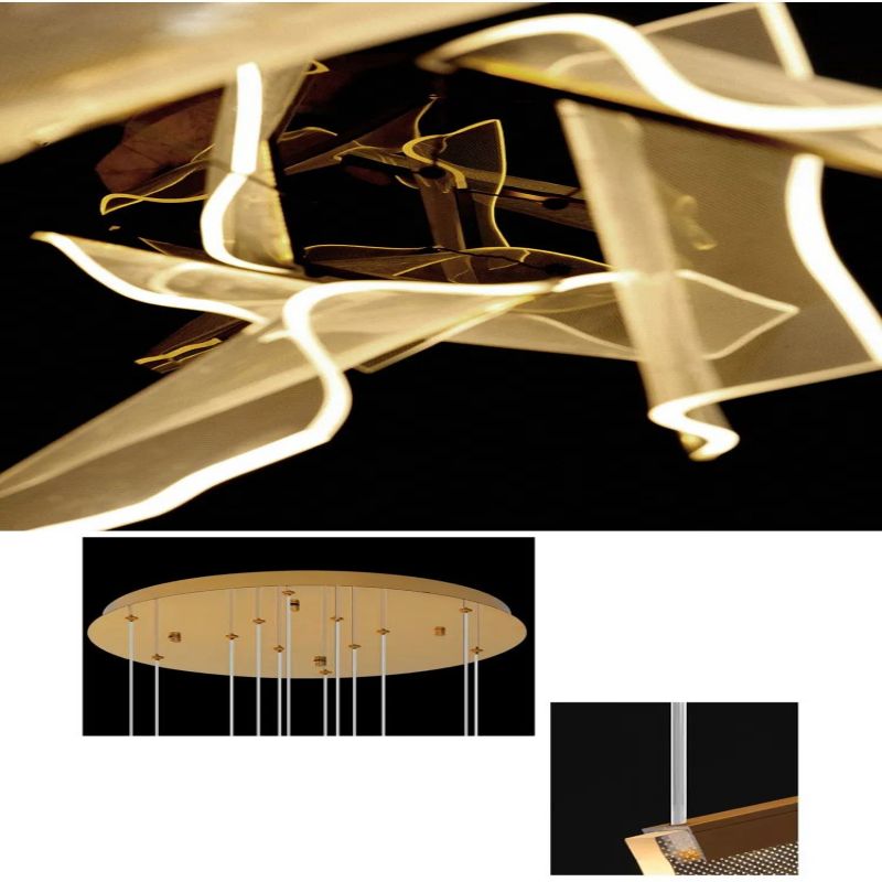 Riviko Ignis Bloom Branch Chandelier - Background Shot