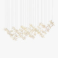 Riviko Ethereal Bloom Crystal Chandelier - Background Shot