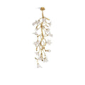 Riviko Botanical Bloom Brass Chandelier - Background Shot