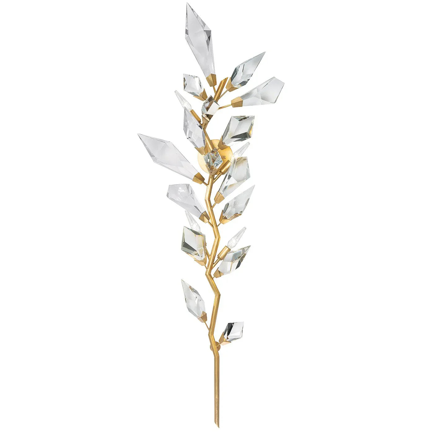 Addison 58" Gold&Silver Crystal Sconce