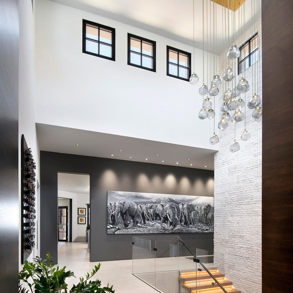 Art Twisted Square Chandelier - Riviko