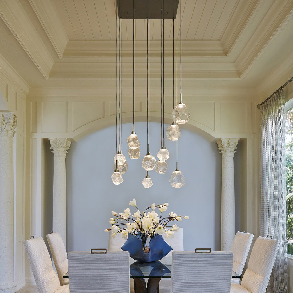 Art Twisted Square Chandelier - Riviko