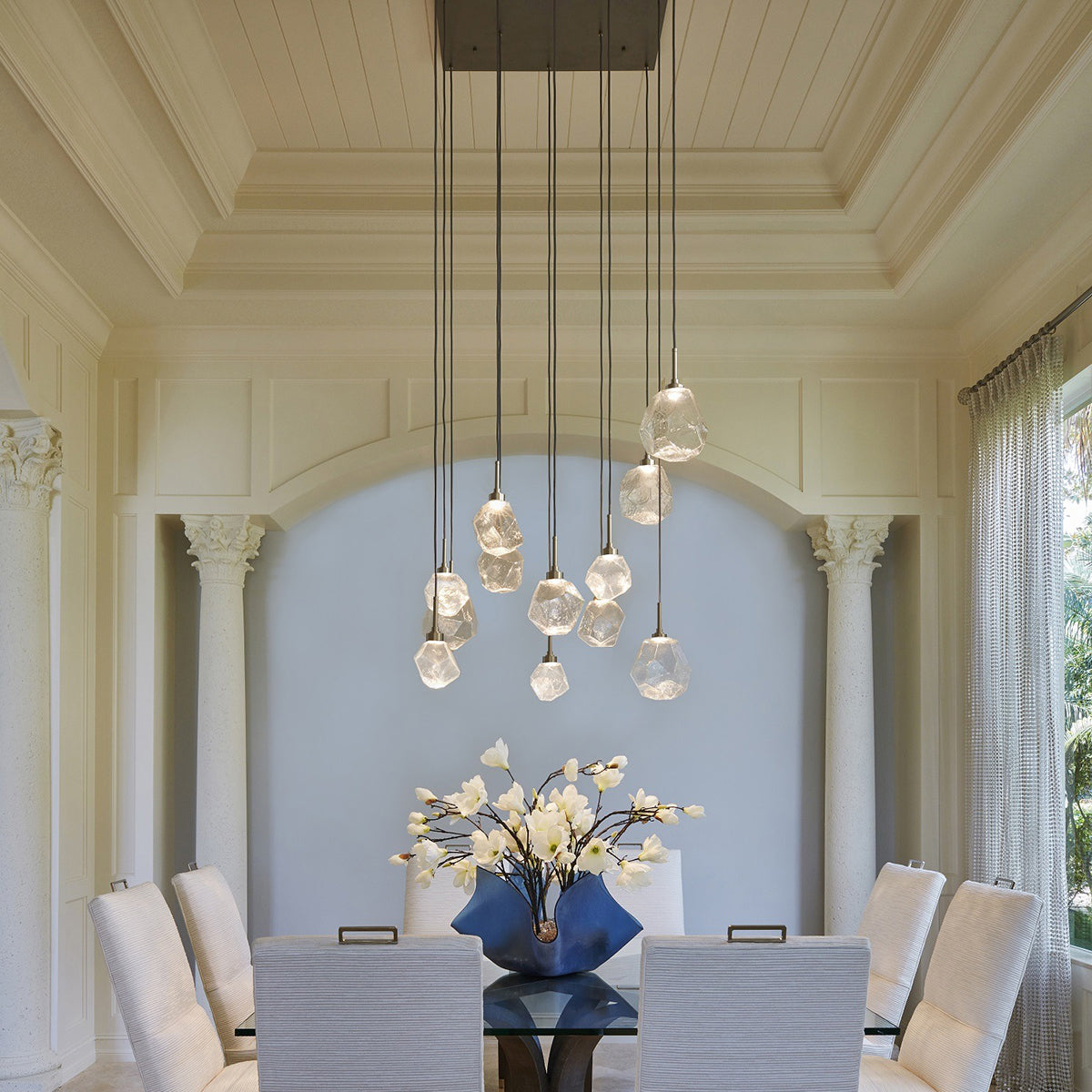 Art Twisted Square Chandelier - Riviko