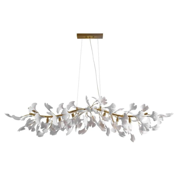 Ceramic Ginkgo Chandelier Style C