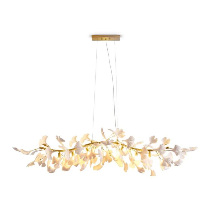 Ceramic Ginkgo Chandelier Style C