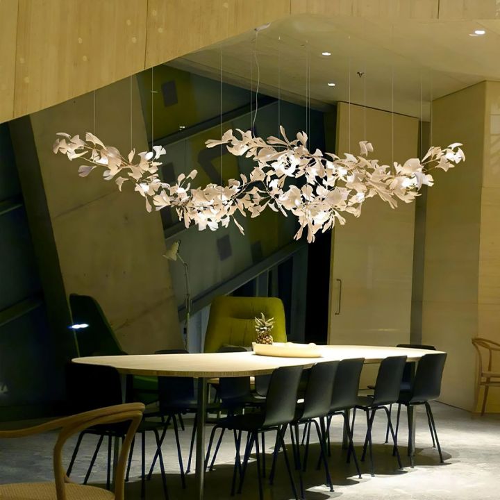 Ceramic Ginkgo Chandelier F