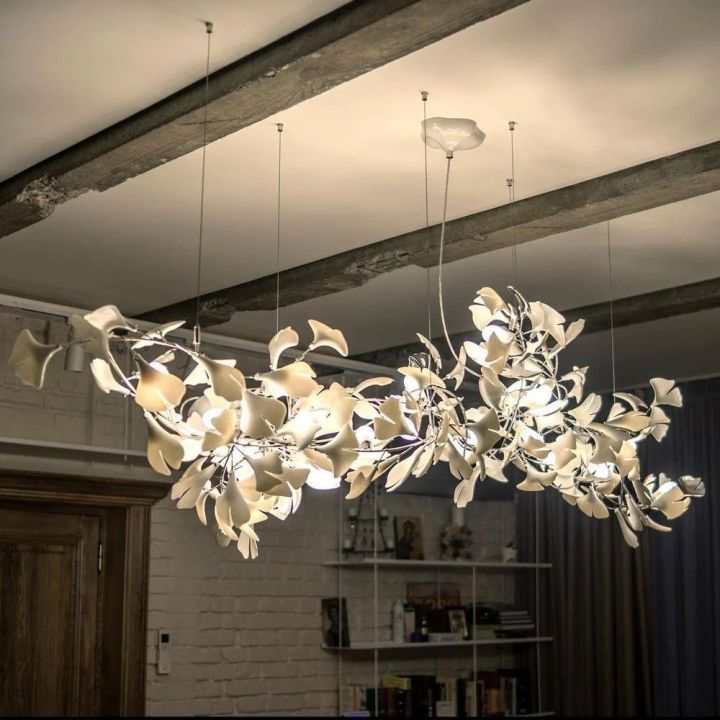 Ceramic Ginkgo Chandelier G