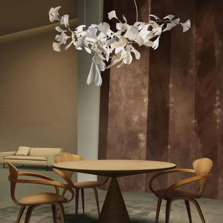 Ceramic Ginkgo Chandelier G