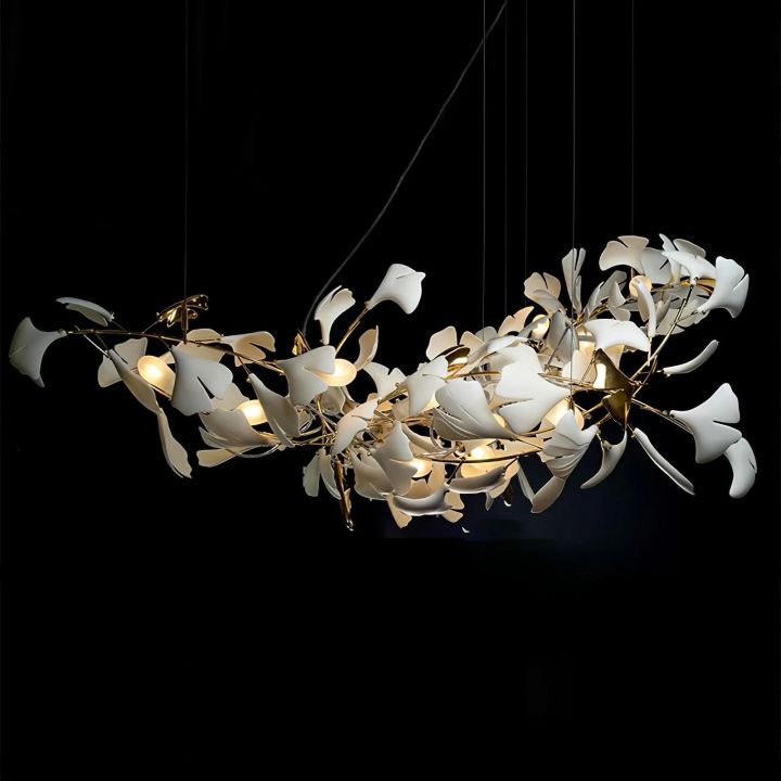 Ceramic Ginkgo Chandelier G