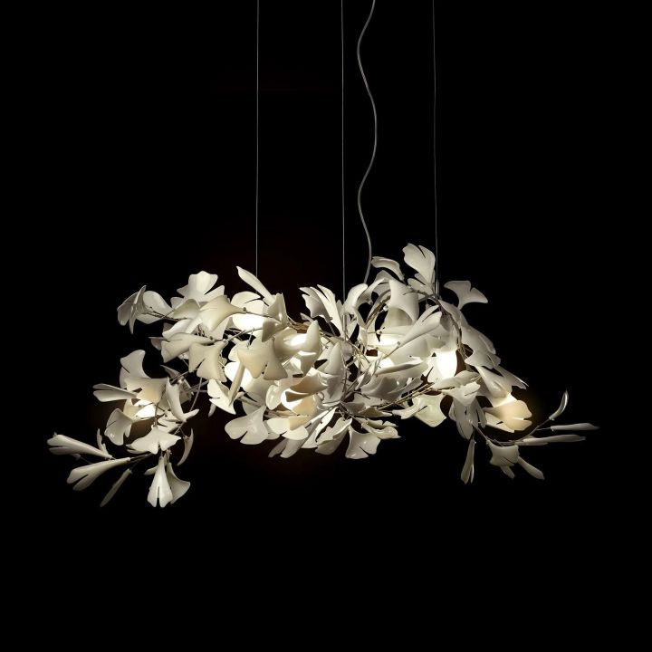 Ceramic Ginkgo Chandelier G