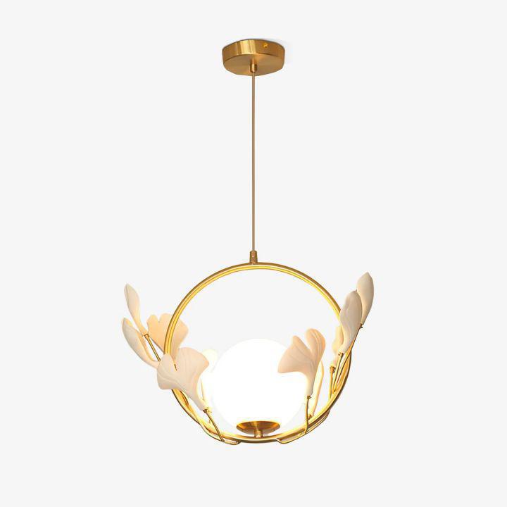 Riviko Verdant Canopy Glass Pendant Lamp - Background Shot