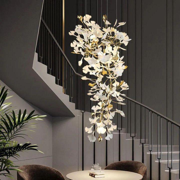 Riviko Verdant Canopy Cascading Branch Chandelier - formal American dining room