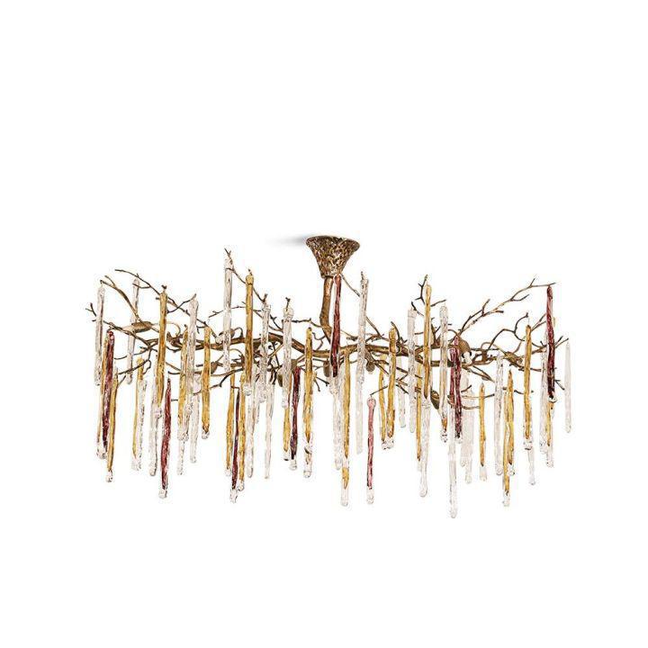 Riviko Winterbloom Branch Crystal Chandelier - Background Shot