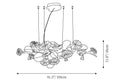Branch Gold Leaf Chandelier