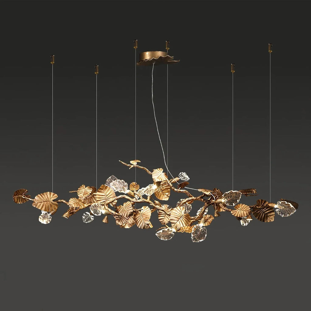 Branch Gold Leaf Chandelier