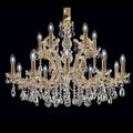 Golden hallway maria theresa chandelier
