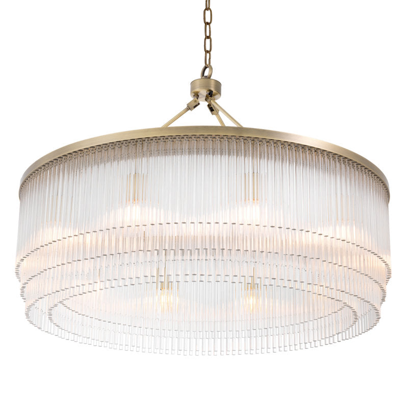 Riviko Grand Radiance 10-Light Chandelier - formal American dining room