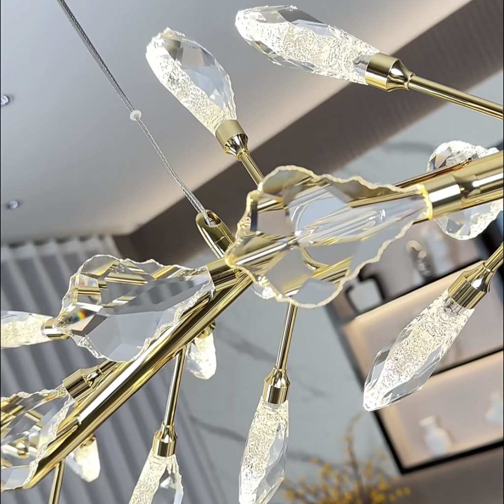 Riviko Verdant Branch Linear Chandelier - Background Shot
