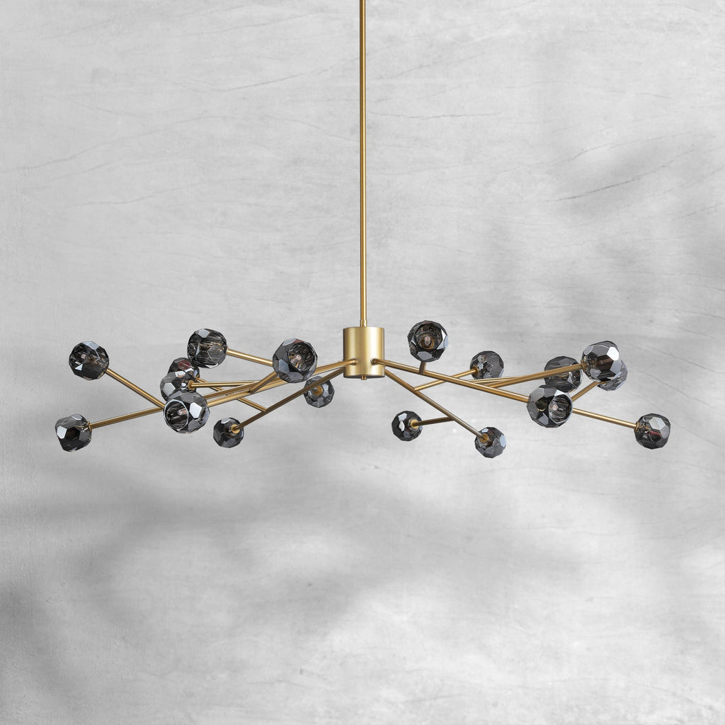 Bille De Crystal Round Chandelier 60"