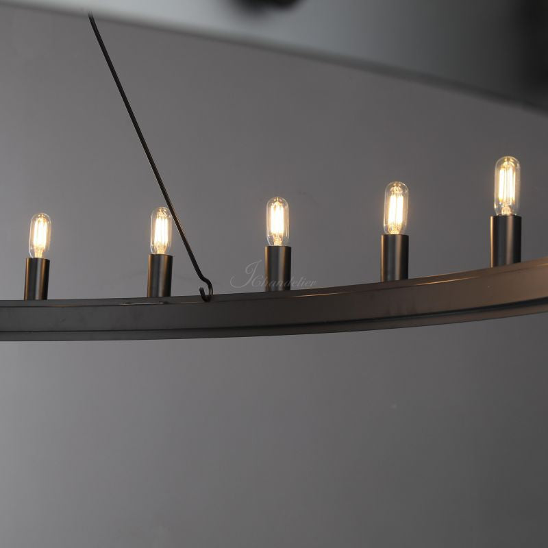 Celestine Vintage Filament Round Chandelier