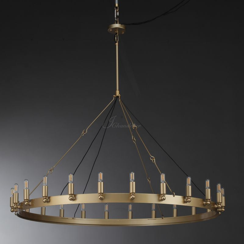 Celestine Vintage Filament Round Chandelier