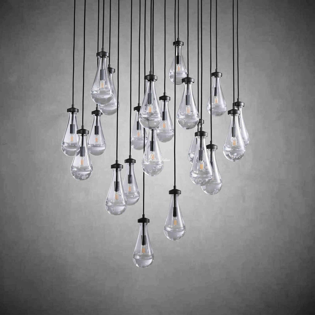 Soltaire Raindrops Round Chandelier