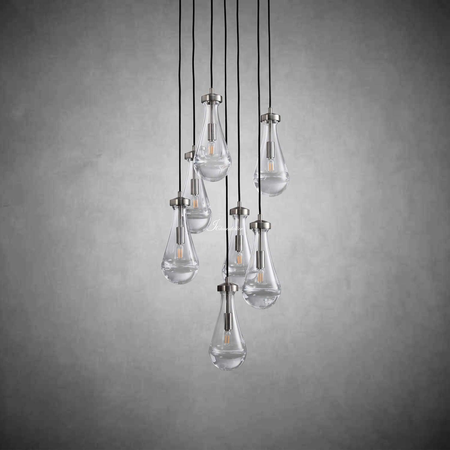 Soltaire Raindrops Round Chandelier